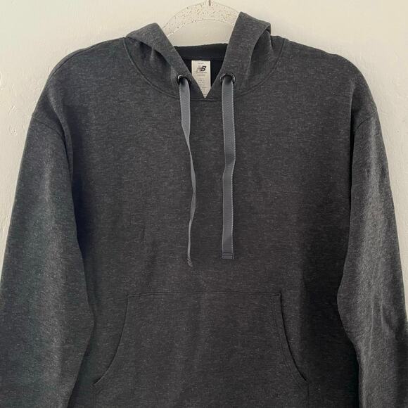 New Balance Captivate Sweatshirt Women's Small Pullover Hooded Charcoal Gray - Picture 4 of 11